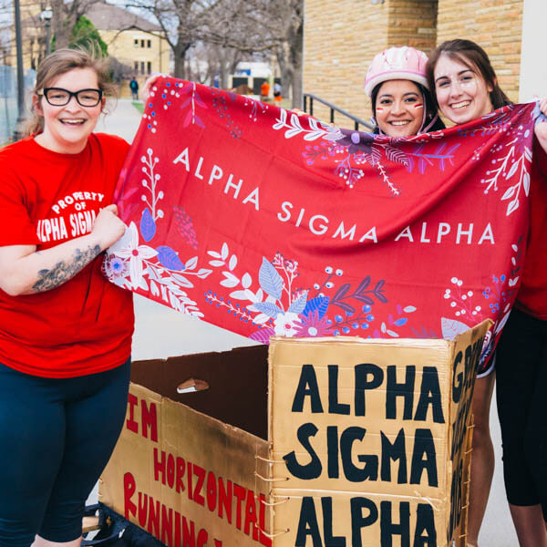 student members of ALPHA SIGMA ALPHA